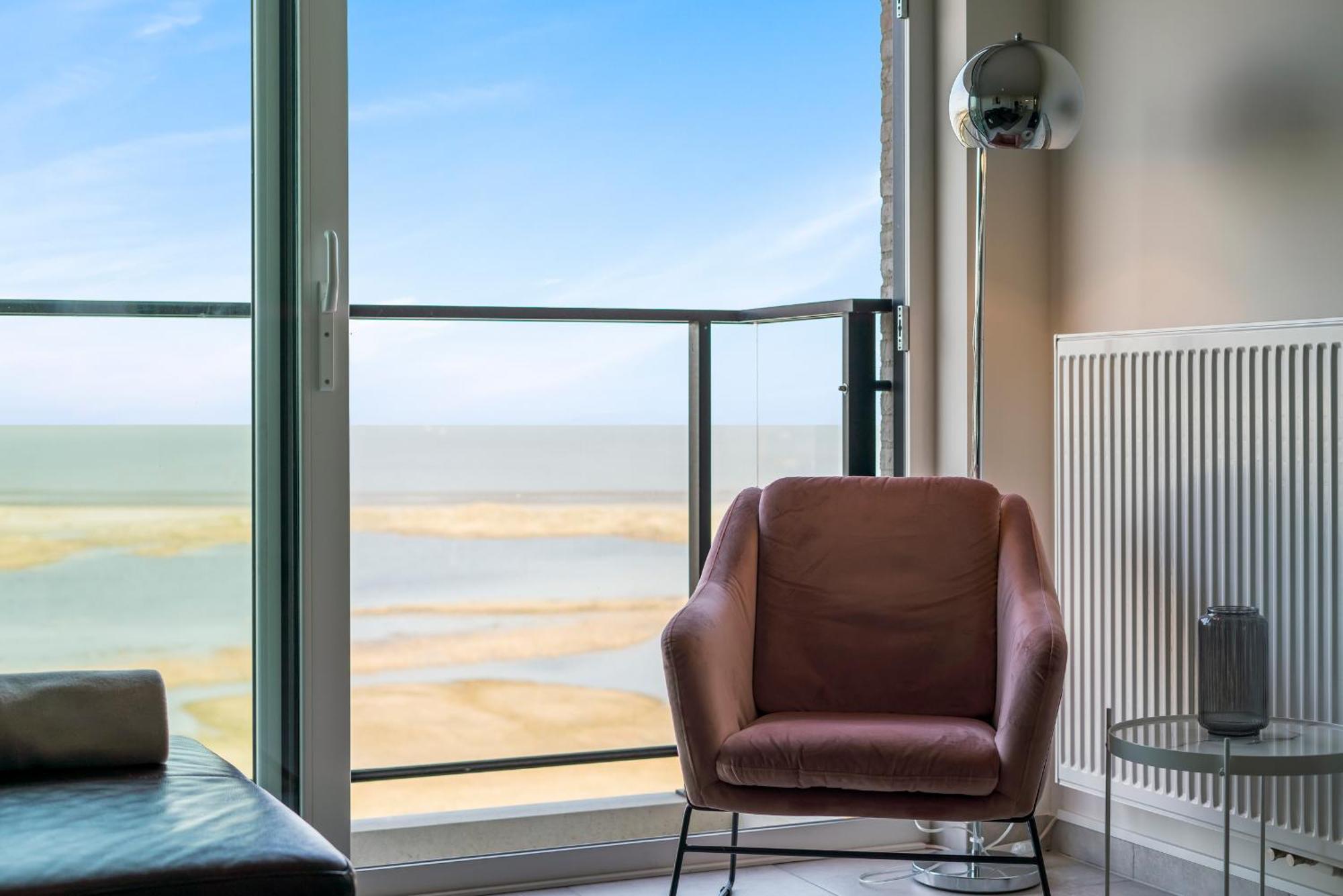 Ontspannen Aan Zee App Met Frontaal Zeezicht - 4P Knokke-Heist Eksteriør billede
